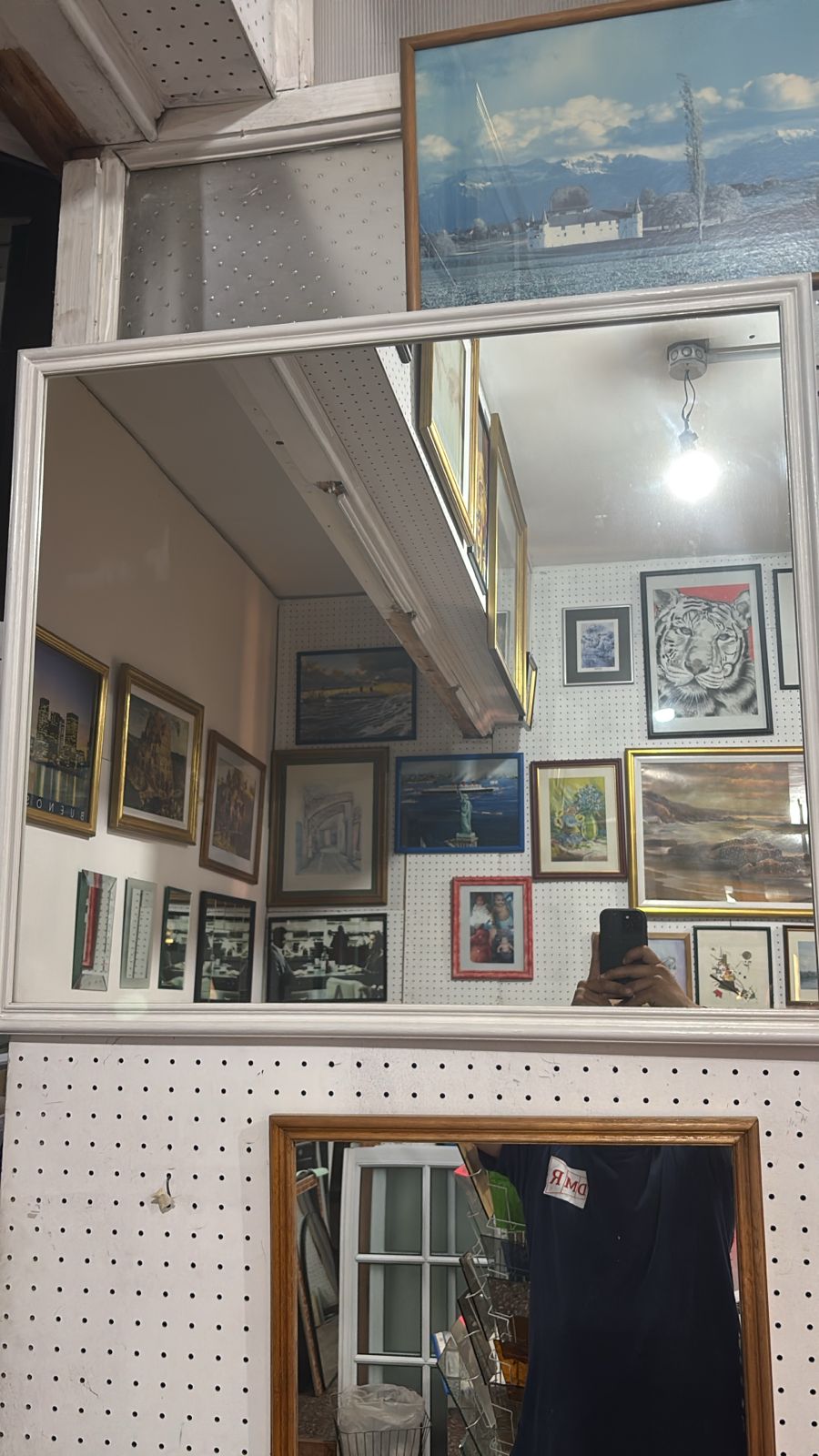 Espejo con Marco de Madera Italiano 3 cm Color a Elección (60 x 60)