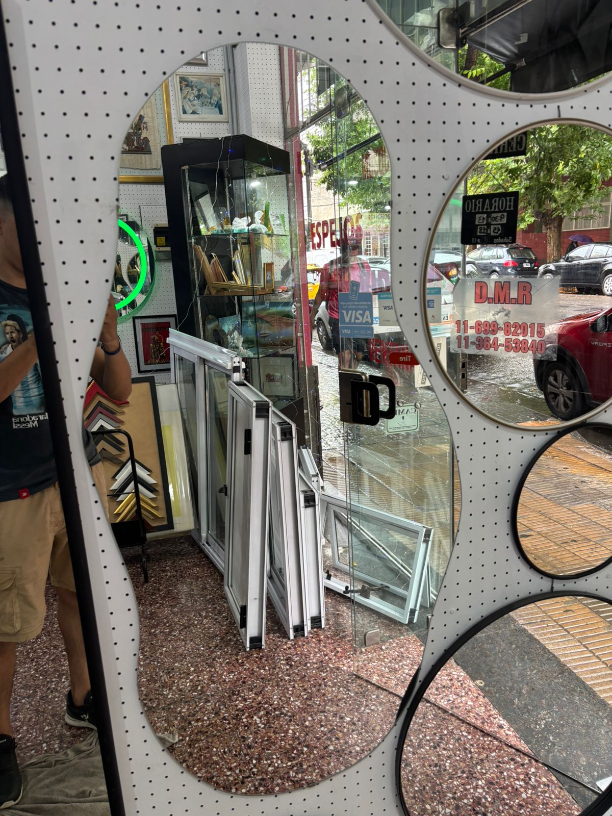 Espejo de Forma Irregular 120x60 cm