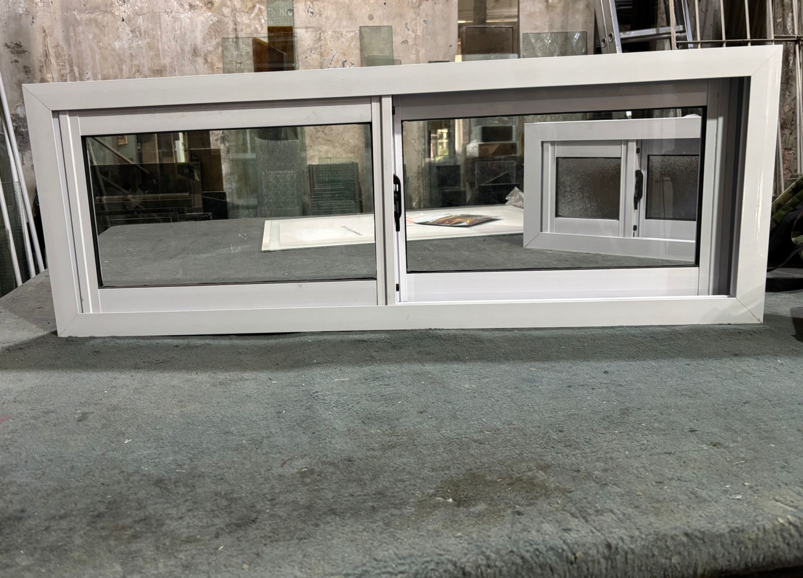 Ventana Herrero 120x40 cm con Vidrio Transparente 4 mm